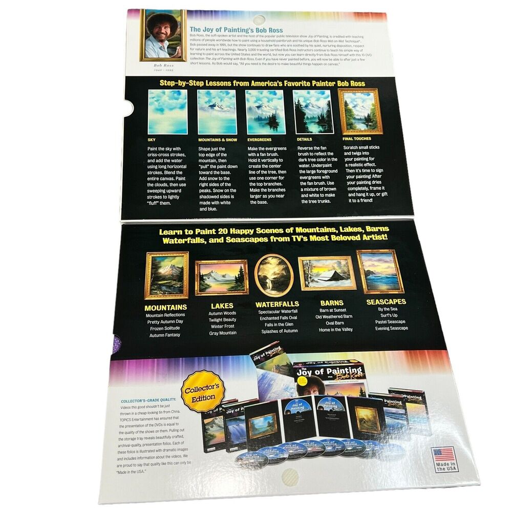 The Joy Of Painting With Bob Ross (10-Disc DVD Box Set) Collectors Ed, 20 lesson - Picture 8 of 11